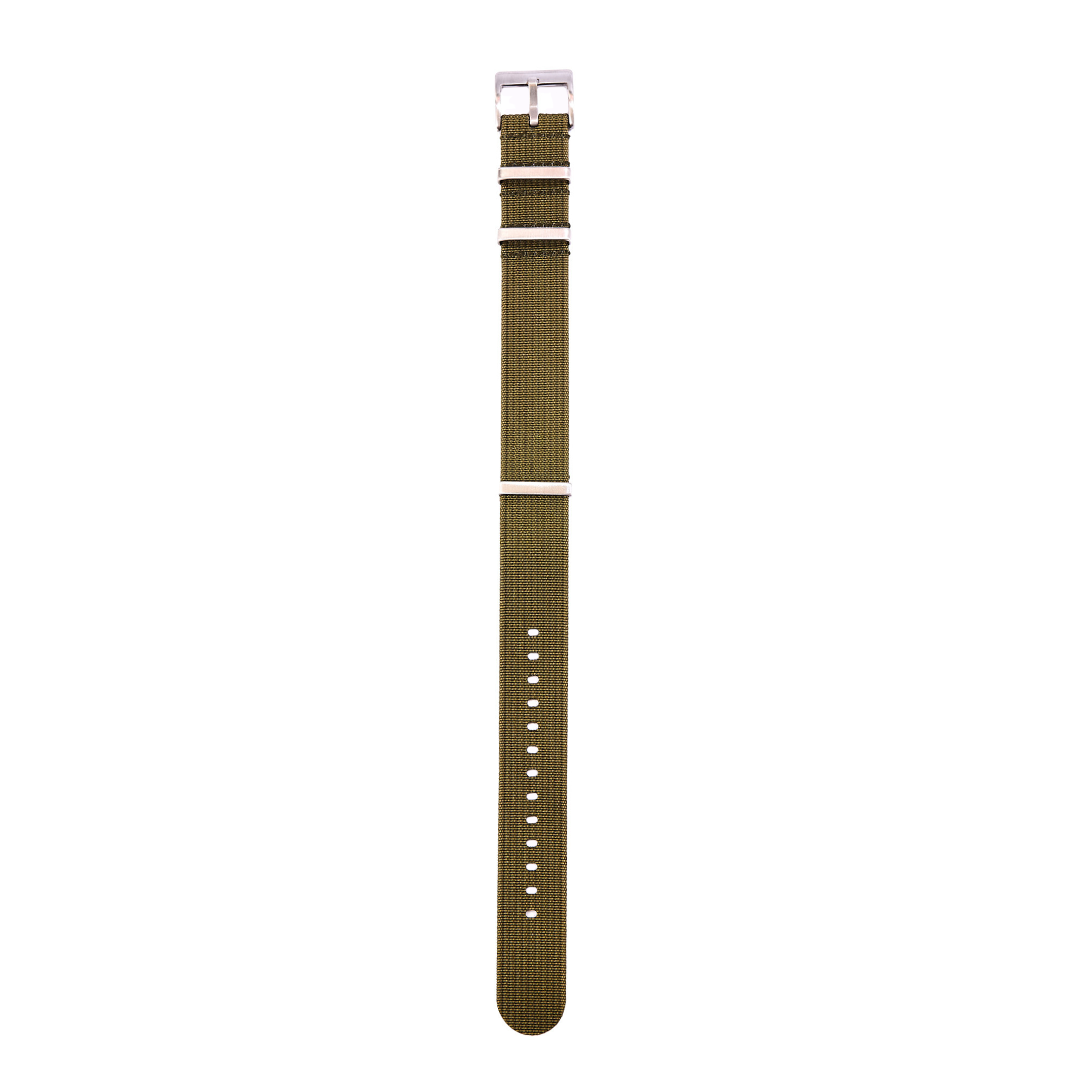 Ribbed Ballistic Nylon Strap - Army Green (2416)