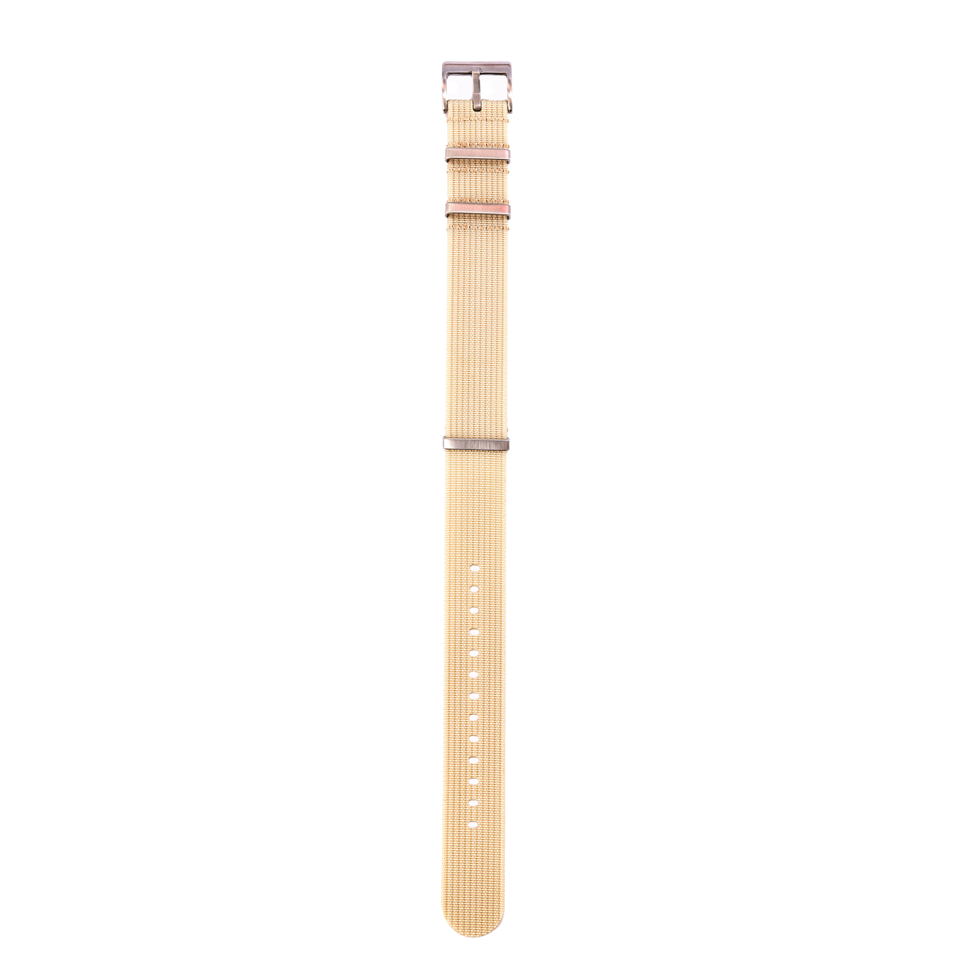 Ribbed Ballistic Nylon Strap – Beige (2416)