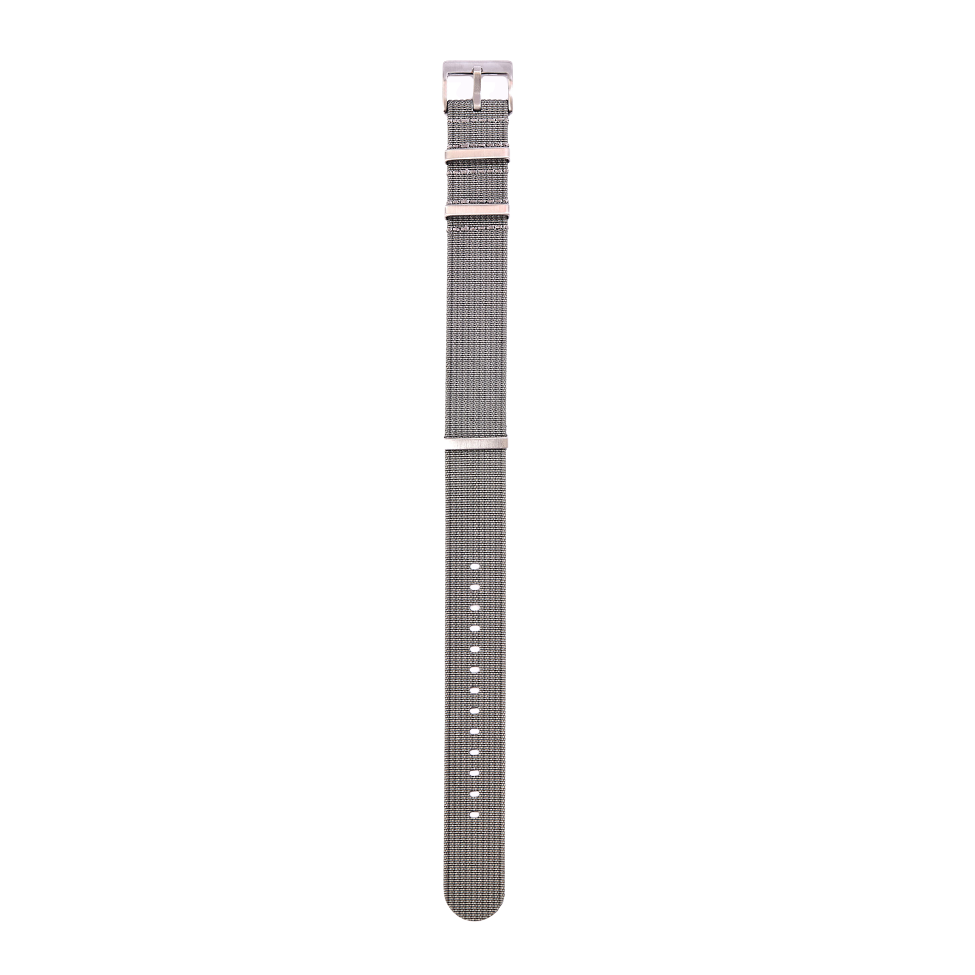 Ribbed Ballistic Nylon Strap - Grey