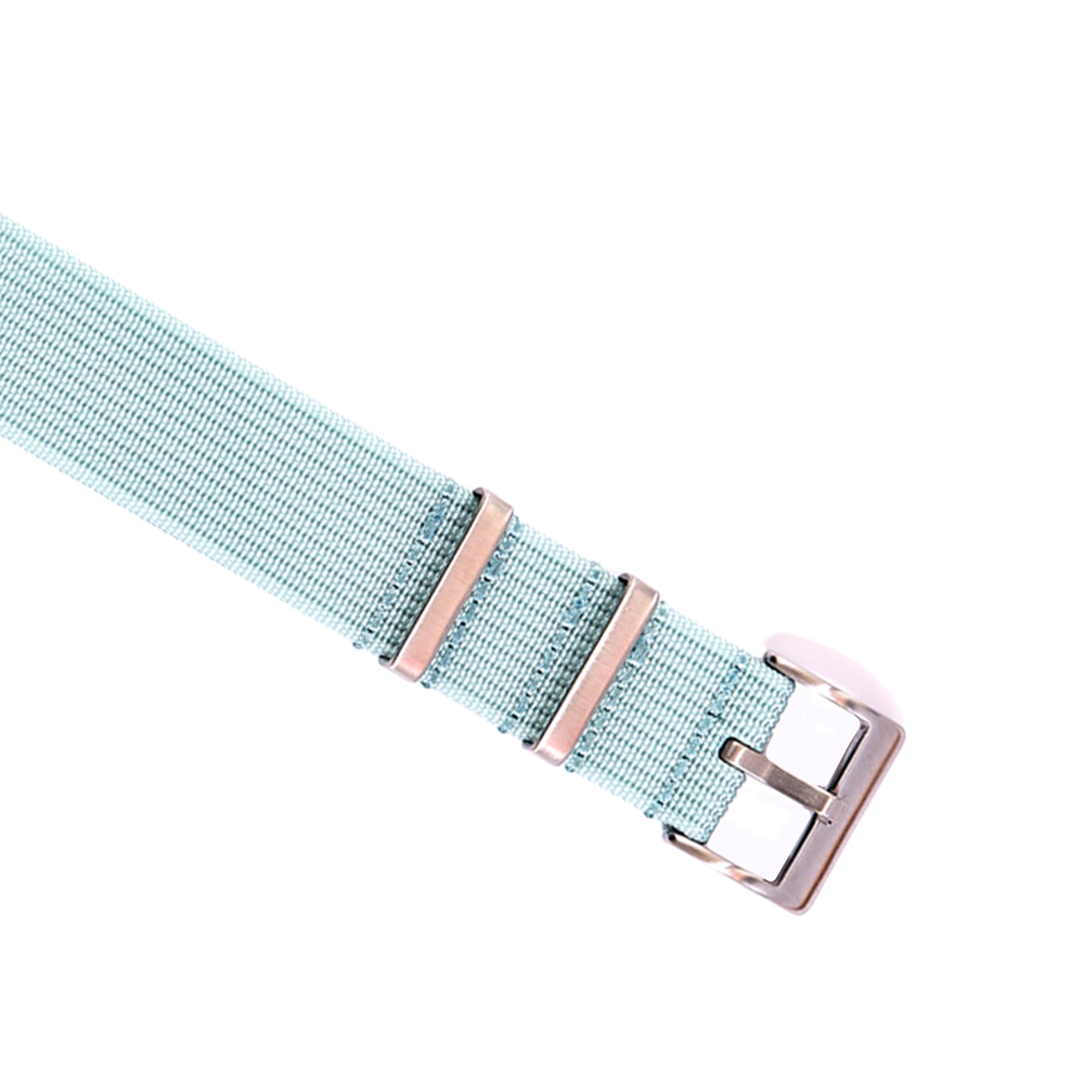 Ribbed Ballistic Nylon Strap - Light Blue