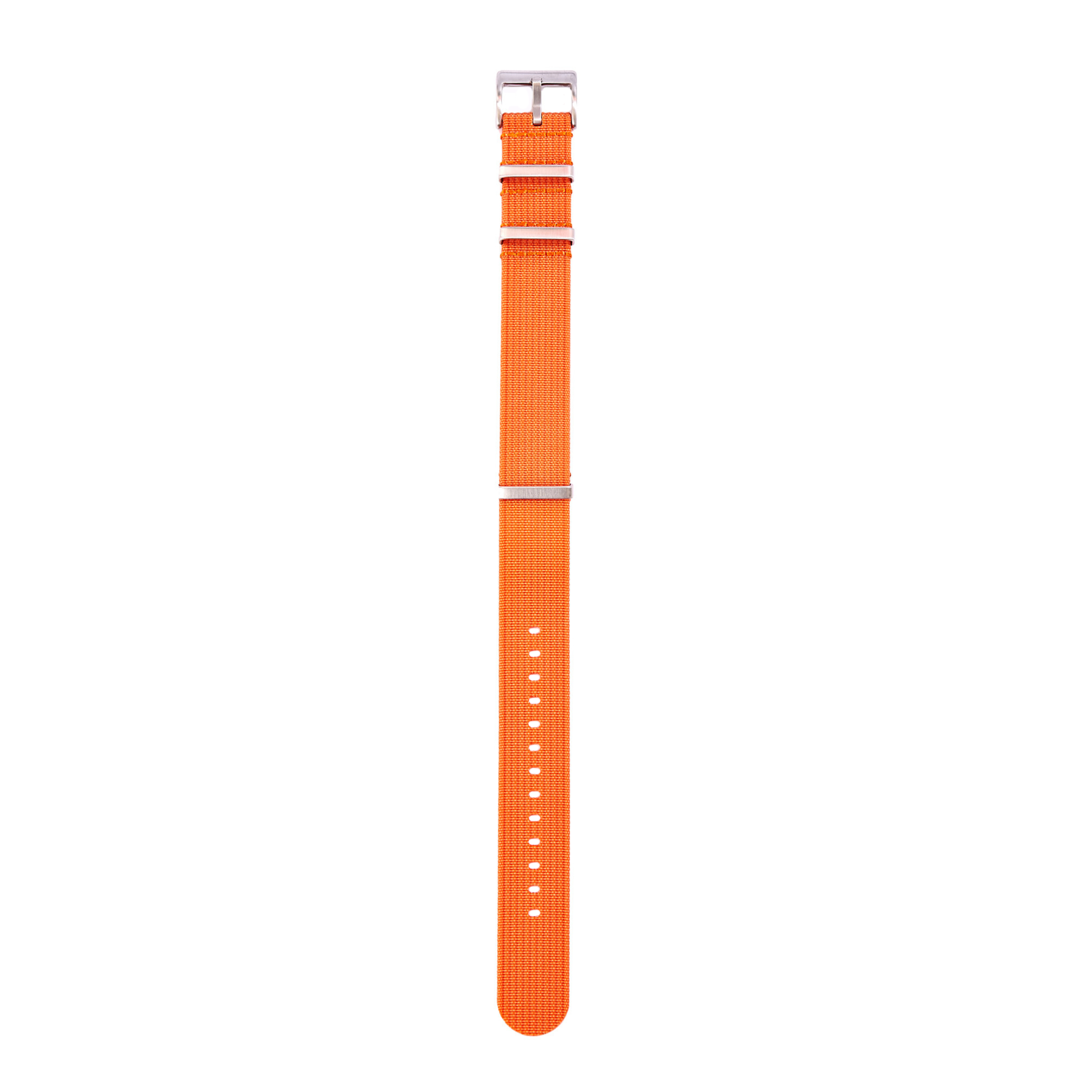 Ribbed Ballistic Nylon Strap - Orange