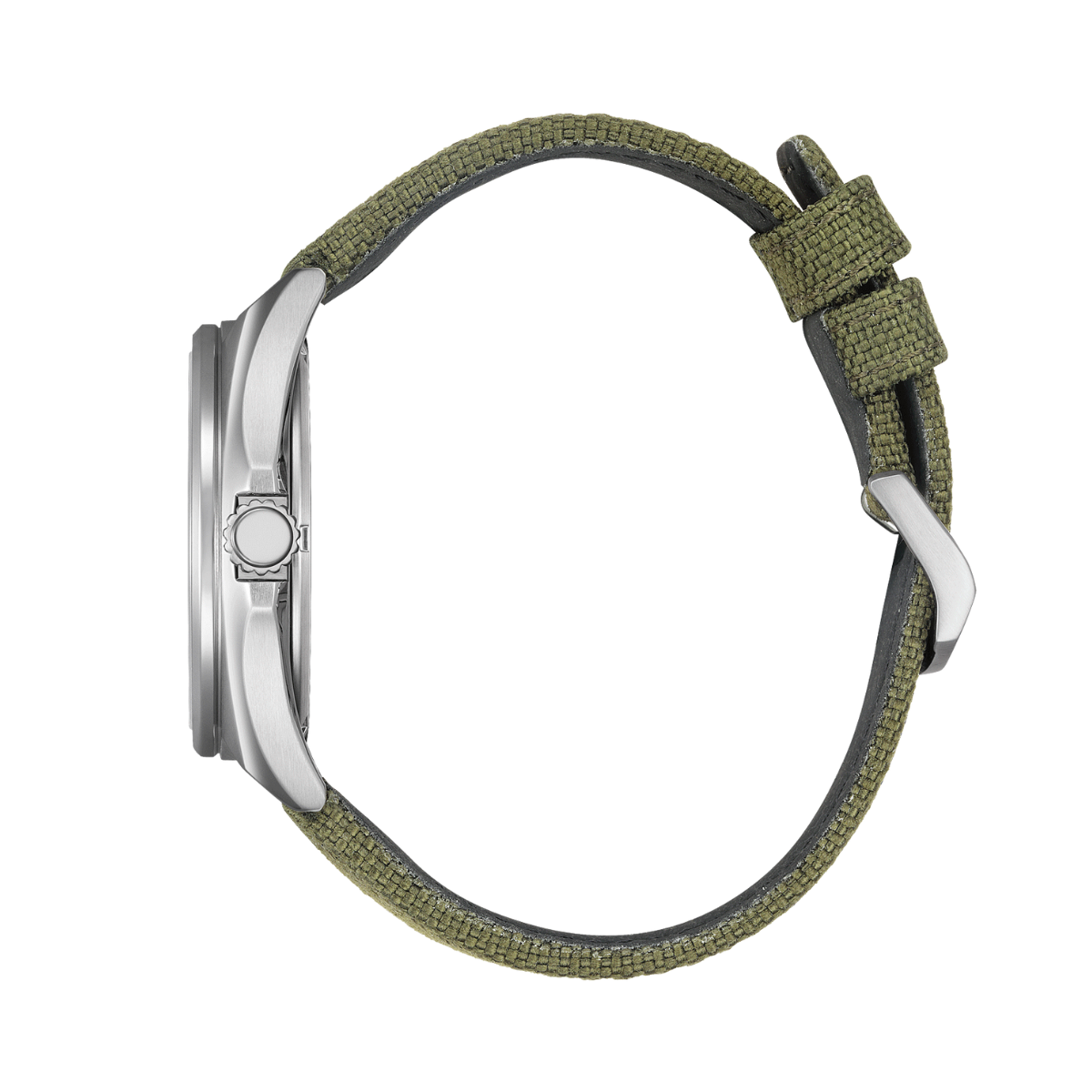 Citizen AW1571-09A Eco-Drive Sports Military: White Dial Green Nylon