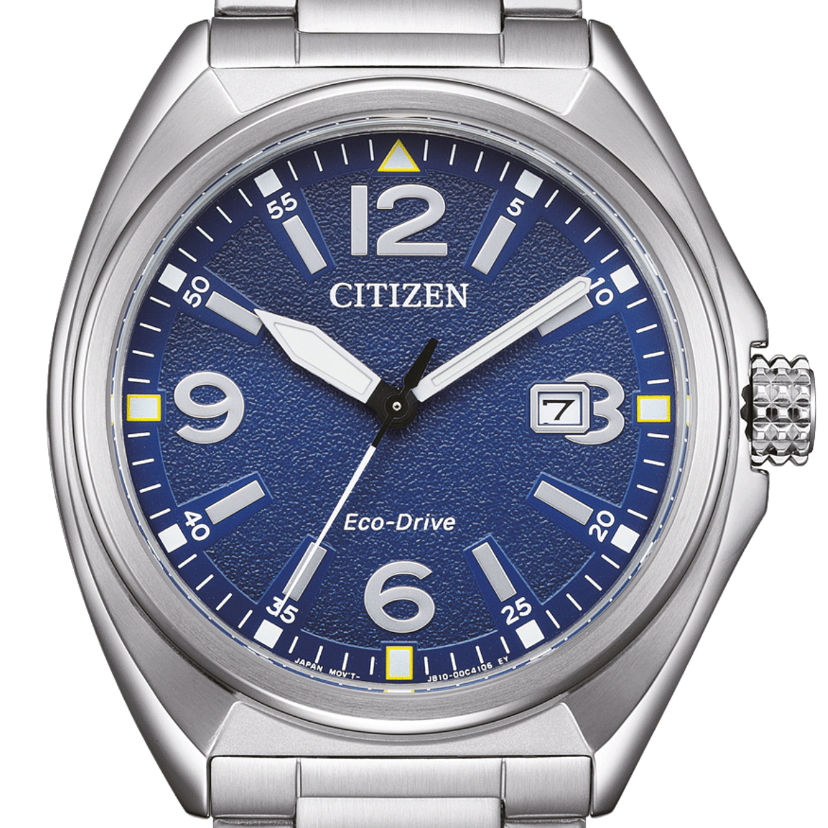 Citizen AW1571-76L Eco-Drive Sports: Blue Dial Steel Bracelet