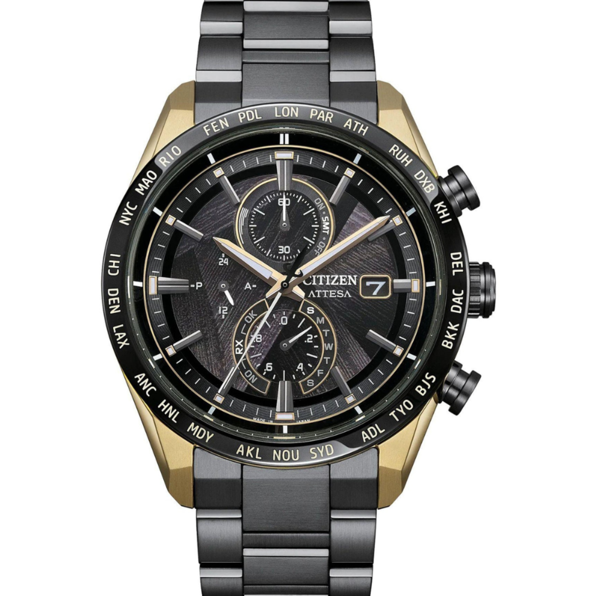Citizen Attesa | AT8384-58E Radio-Controlled "Light In Black" Watch