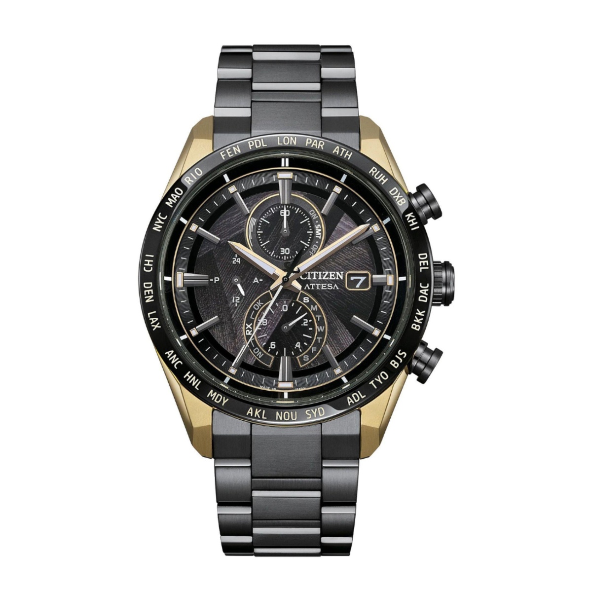 Citizen Attesa | AT8384-58E Radio-Controlled "Light In Black" Watch
