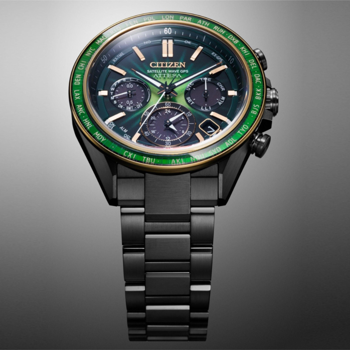 Citizen Attesa Satellite Wave GPS 50th Anniversary Super Titanium Limited Edition Watch CC4084-83Z