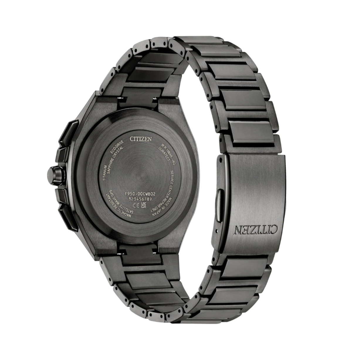 Citizen Attesa Satellite Wave GPS Hexagon Titanium Watch CC4105-69E