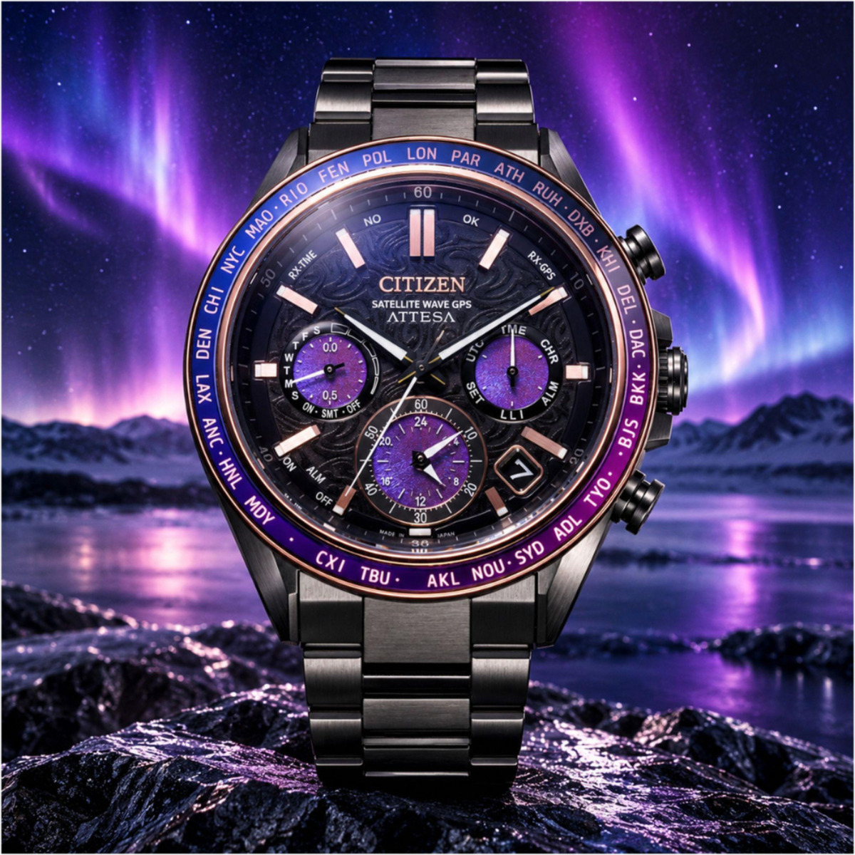 Citizen Attesa Satellite Wave GPS Super Titanium Limited Edition Watch CC4085-81Z