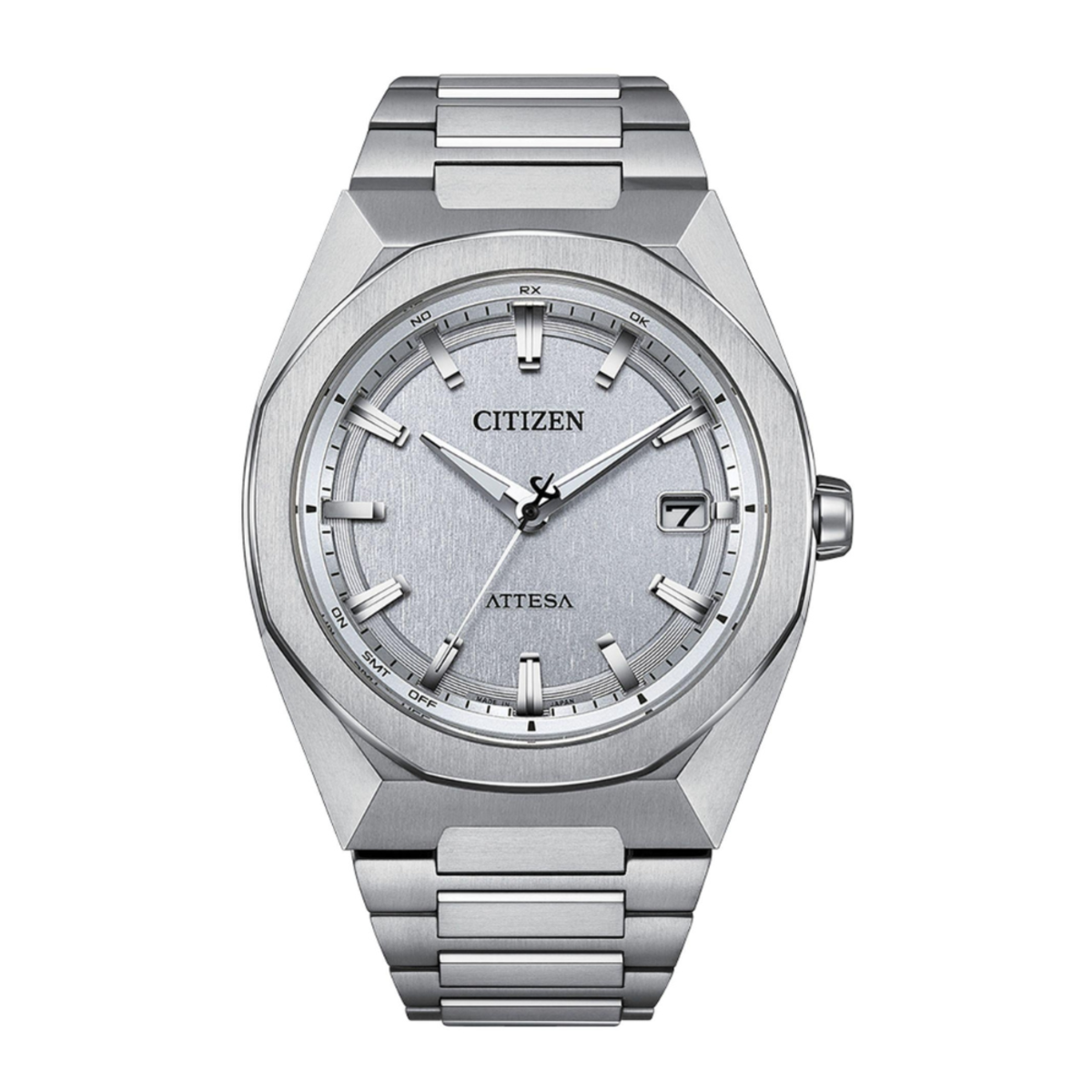 Citizen Attesa Silver Dial Super Titanium Watch CB3040-56H