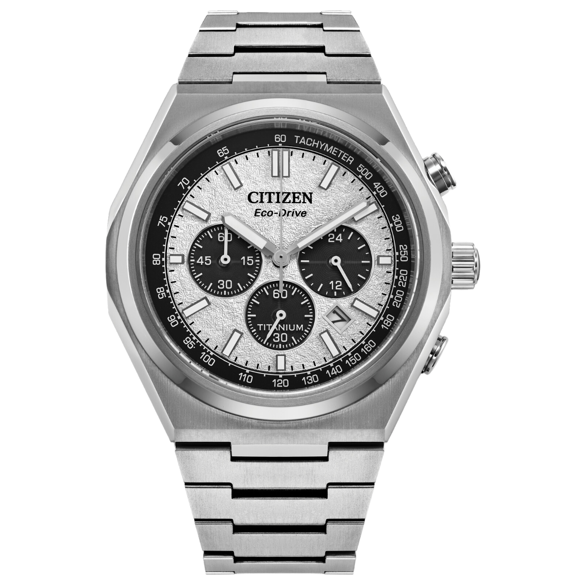 Citizen CA4610-85A CA4610-85 Forza Eco-Drive Super Titanium  Zenshin Chronograph Mens Watch