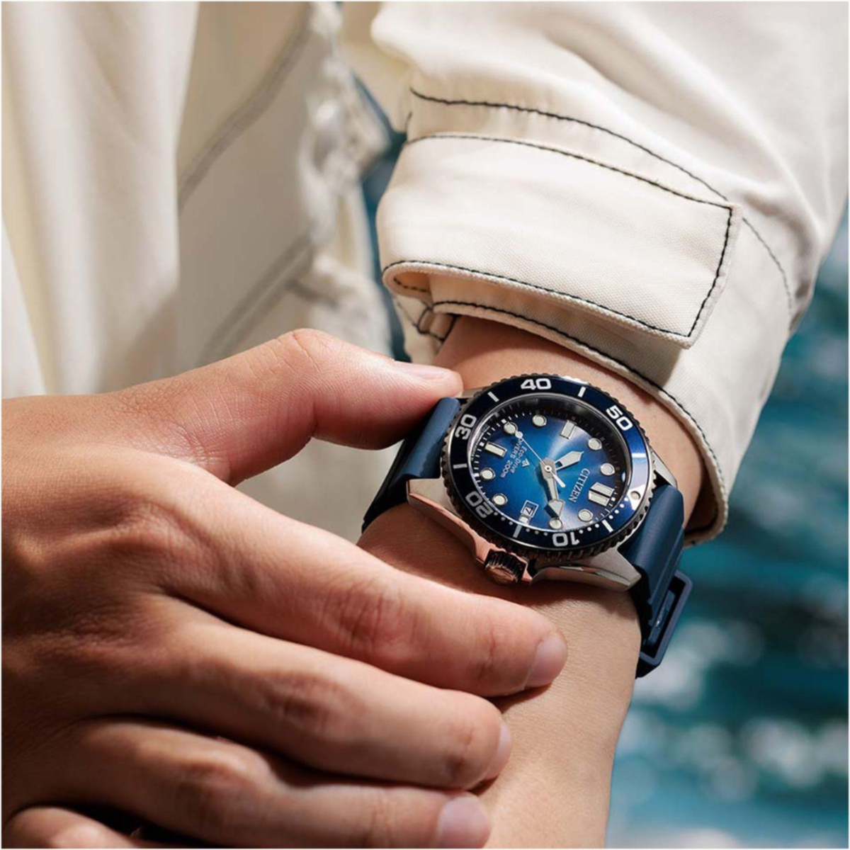 Citizen Promaster Eco-Drive Blue Dial Watch BN0267-04L
