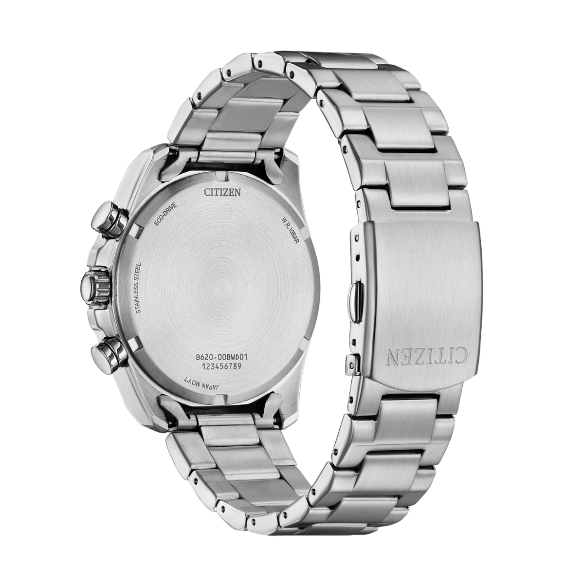 Citizen CA4640-50X Eco-Drive Chronograph: Sporty Green Steel with Arabic Numerals