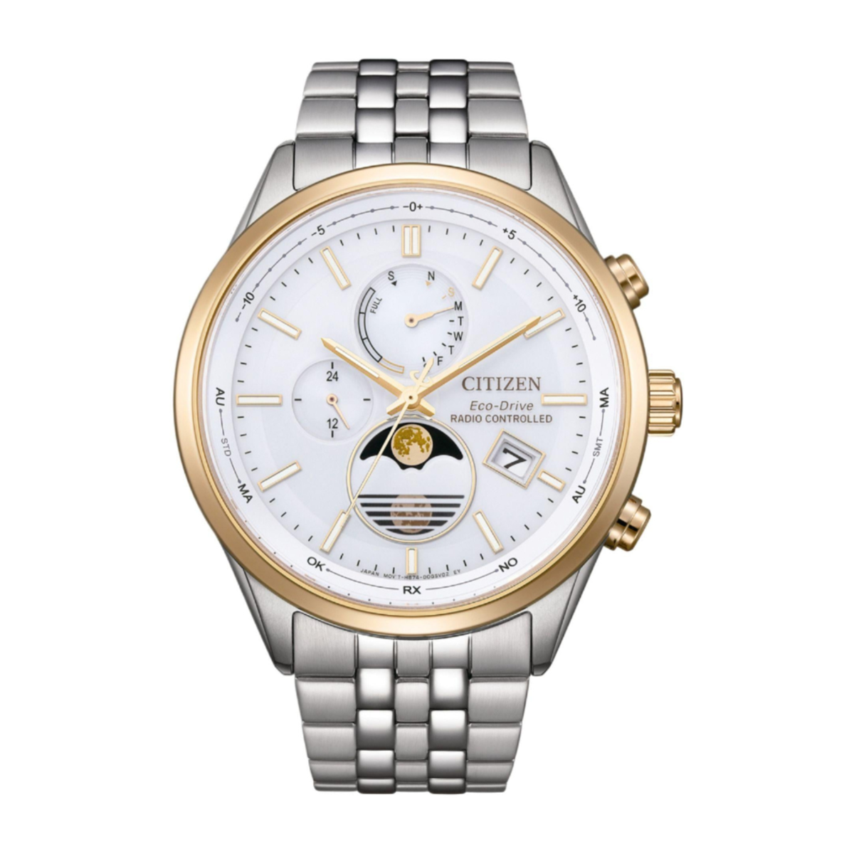 Citizen Eco-Drive Radio-Controlled Moon Phase Men's Watch BY1034-59A