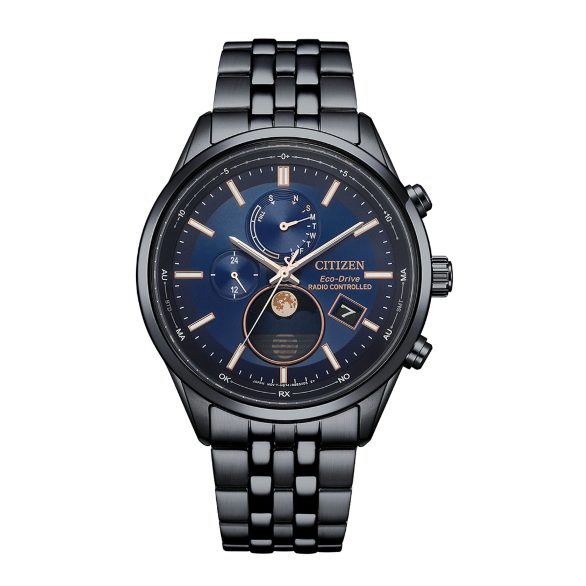 Citizen BY1035-56L Tsuki-yomi | Midnight Blue Moon Phase Titanium