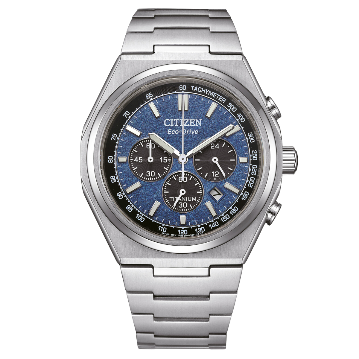 Citizen CA4610-85L CA4610-85 Forza Eco-Drive Super Titanium  Zenshin Chronograph Mens Watch