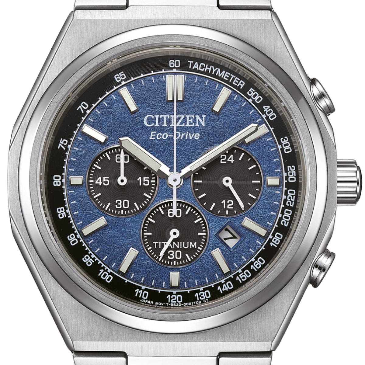 Citizen CA4610-85L CA4610-85 Forza Eco-Drive Super Titanium  Zenshin Chronograph Mens Watch