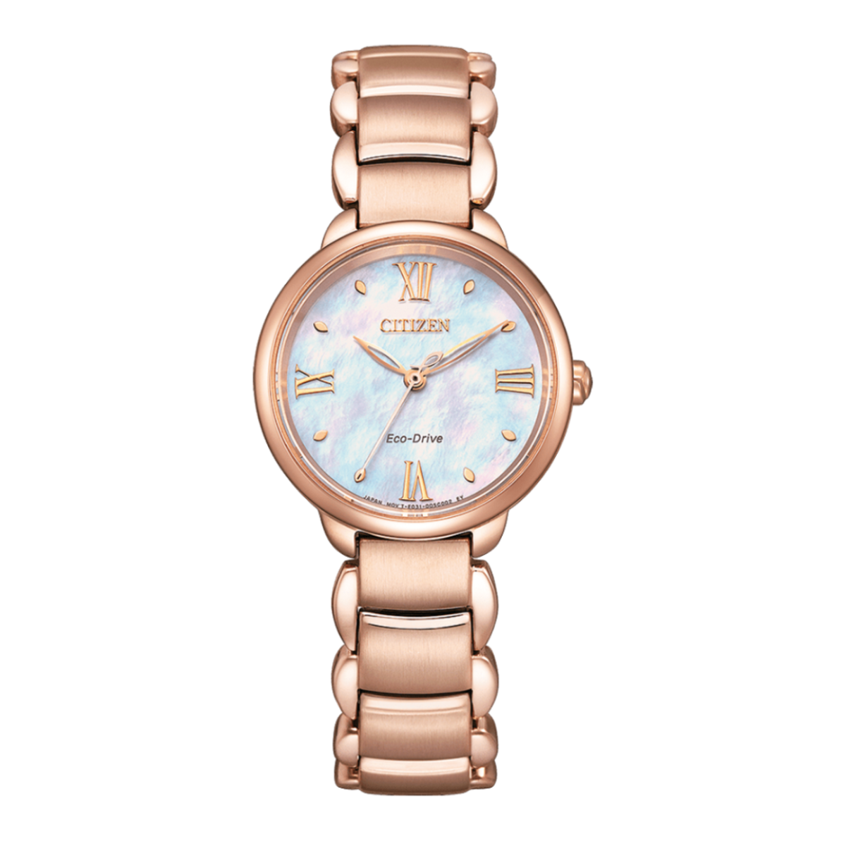 Citizen L Round EM0928-84D Ladies Watch | Mother of Pearl Dial