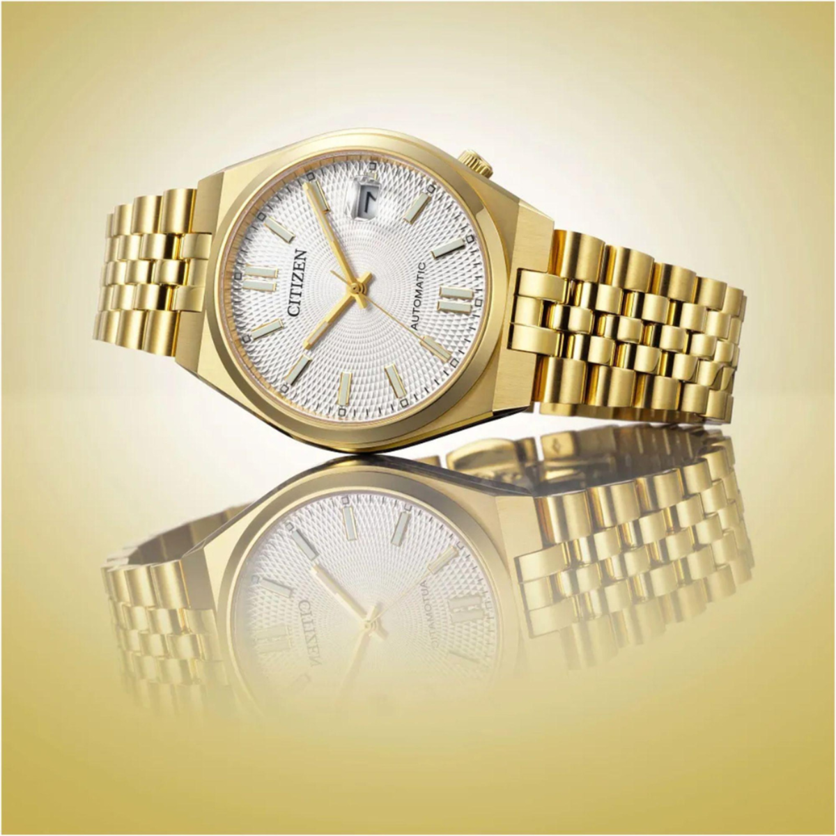 Citizen Mini Tsuyosa 60 Gold Automatic Watch NK0032-56A