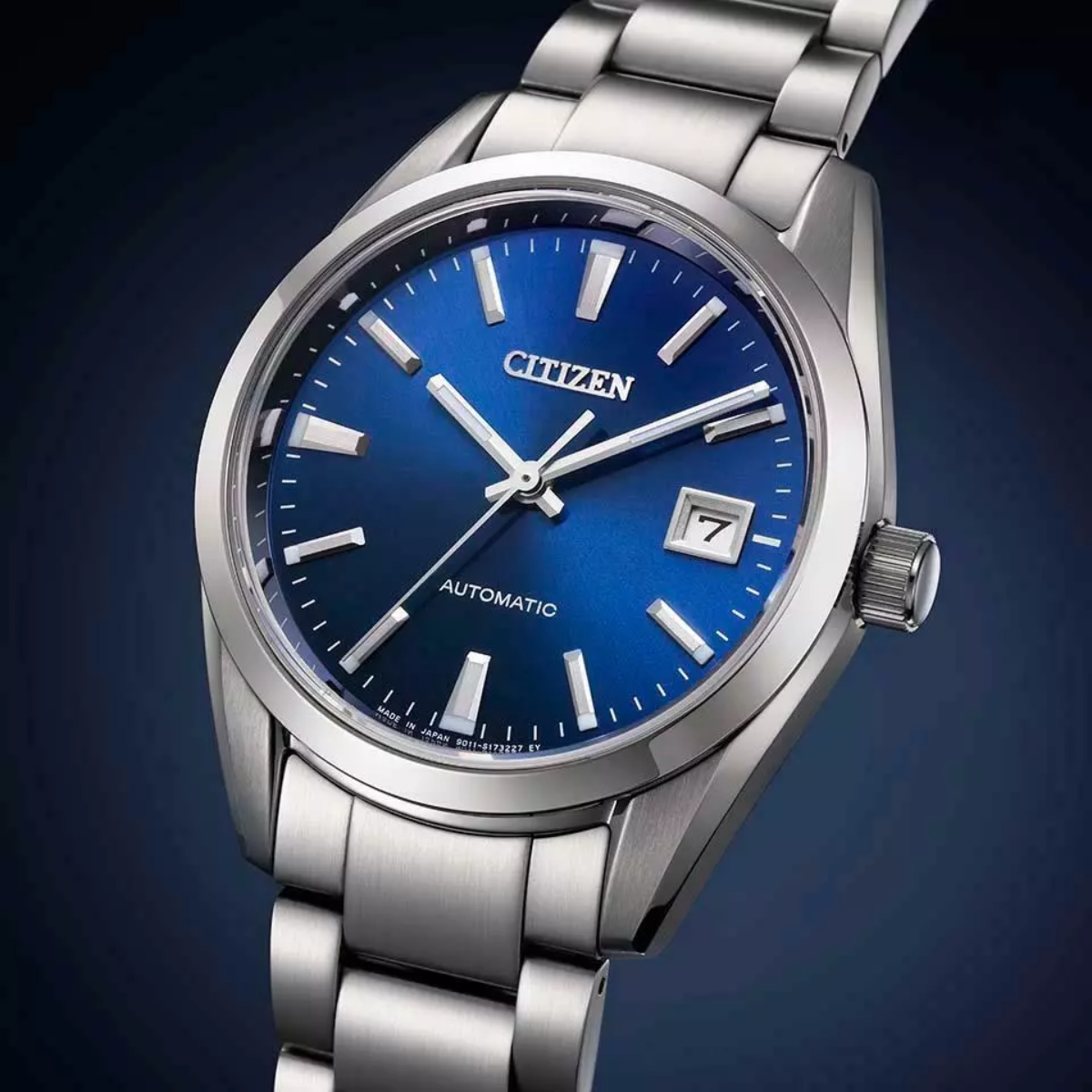 Citizen NB1050-59L NB1050 NB1050-59 Collection Automatic Blue Dial Mens Watch