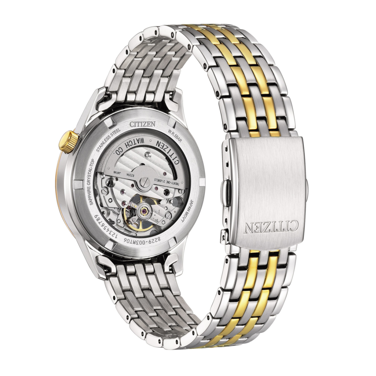Citizen NH9134-83X Automatic Open Heart Green Dial