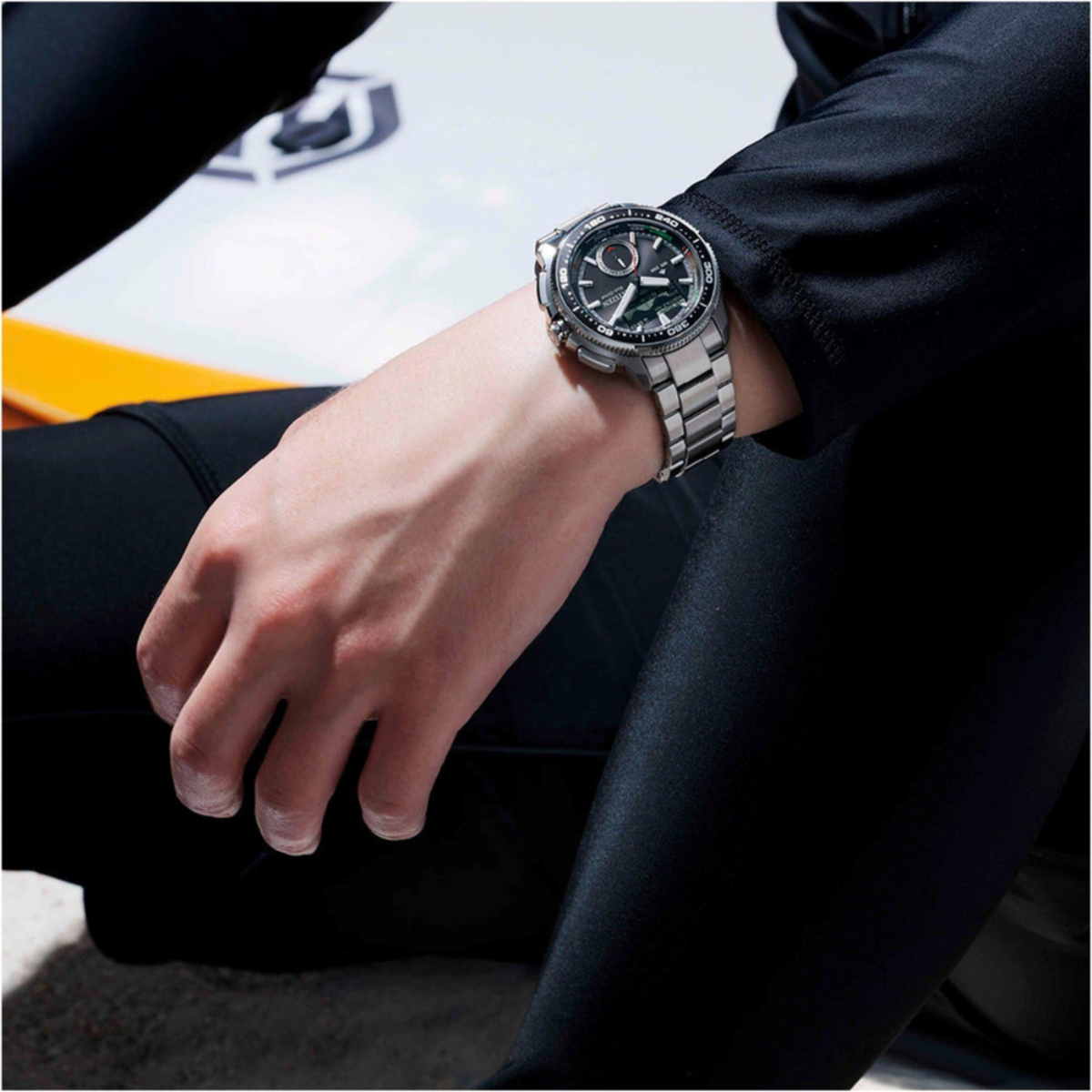 Citizen Promaster Wave Tracker Eco-Drive Yachting Combination Watch JV3001-53E