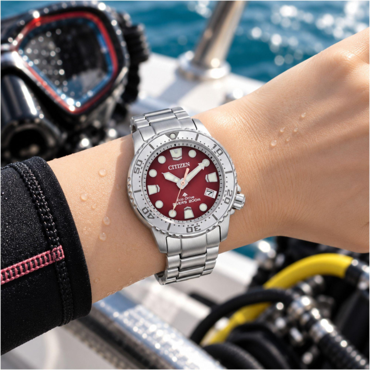 Citizen Promaster Mini Marine Eco-Drive Women's Diver Watch EO2027-50Z