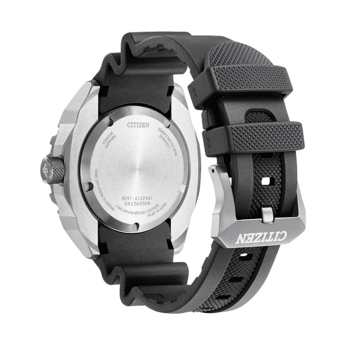 Citizen Promaster NB6004-08E NB6004 Automatic Diver Black Dial Rubber Mens Watch