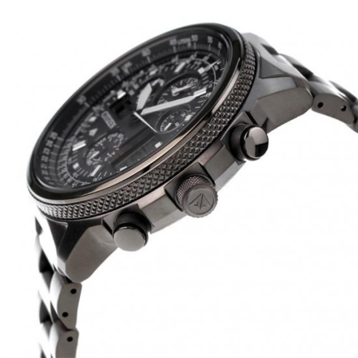 Citizen Promaster JY8025-59E JY8025 SKY Chronograph Black Dial LCD Eco-Drive Mens Watch