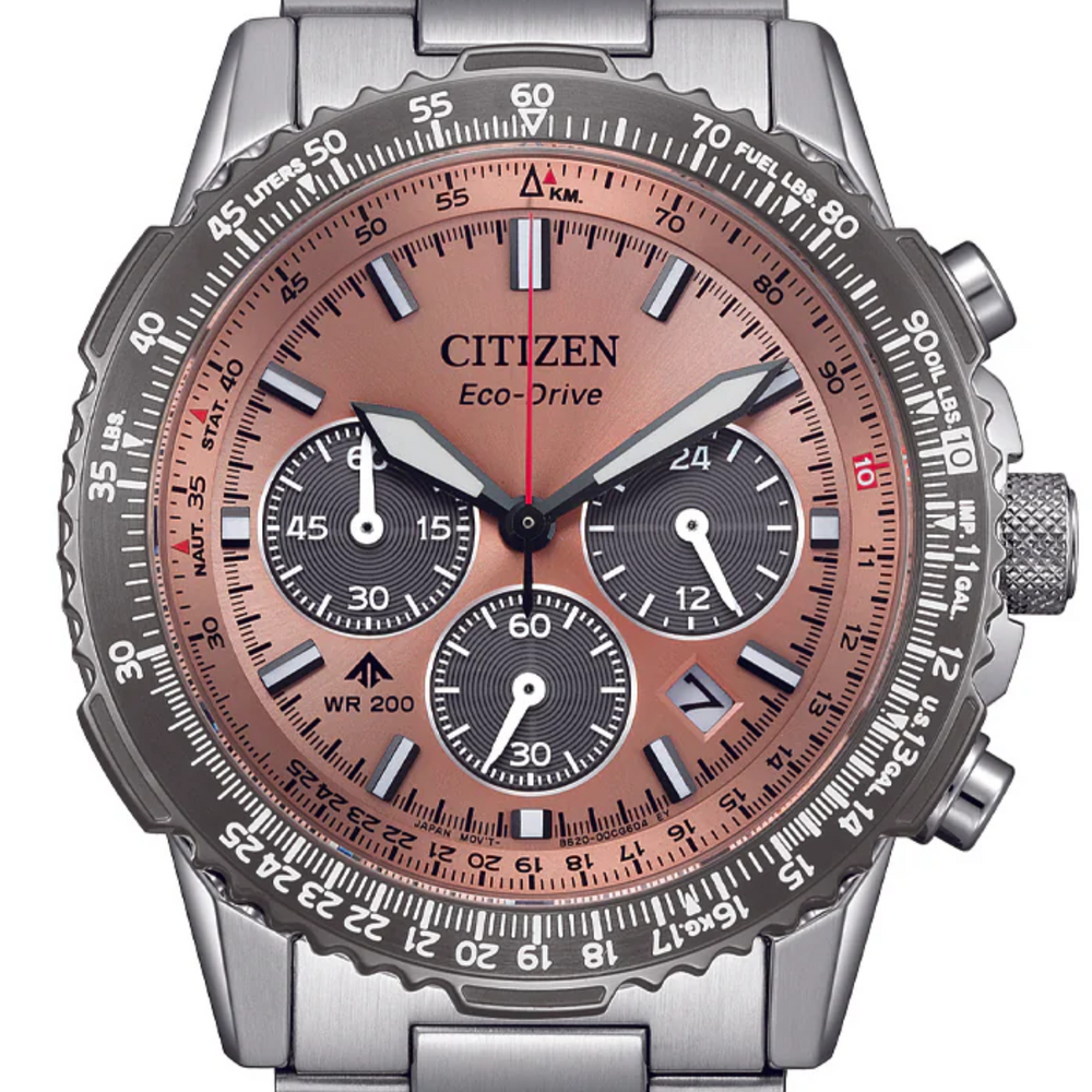 Citizen CA4664-60X Promaster Sky Eco-Drive Chronograph in Copper ...