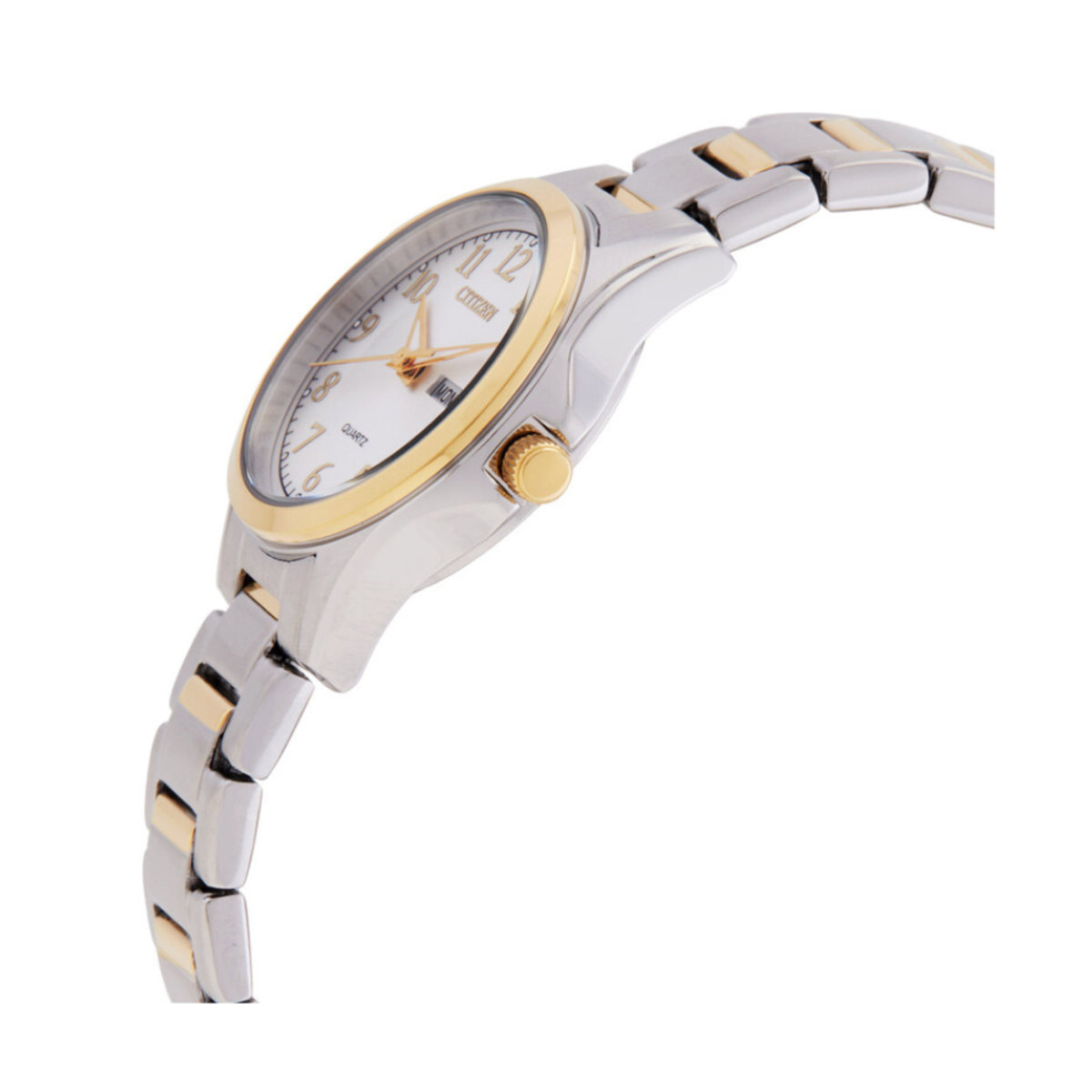 Citizen Quartz EQ0614-52B Women’s Two-Tone Day-Date Watch
