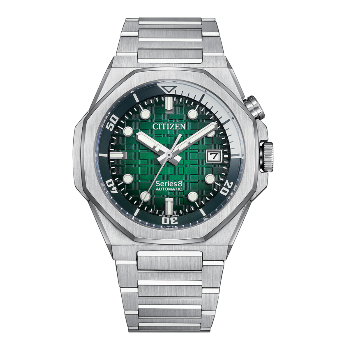 Citizen Series 8 Automatic Green Dial Watch NB6060-58X