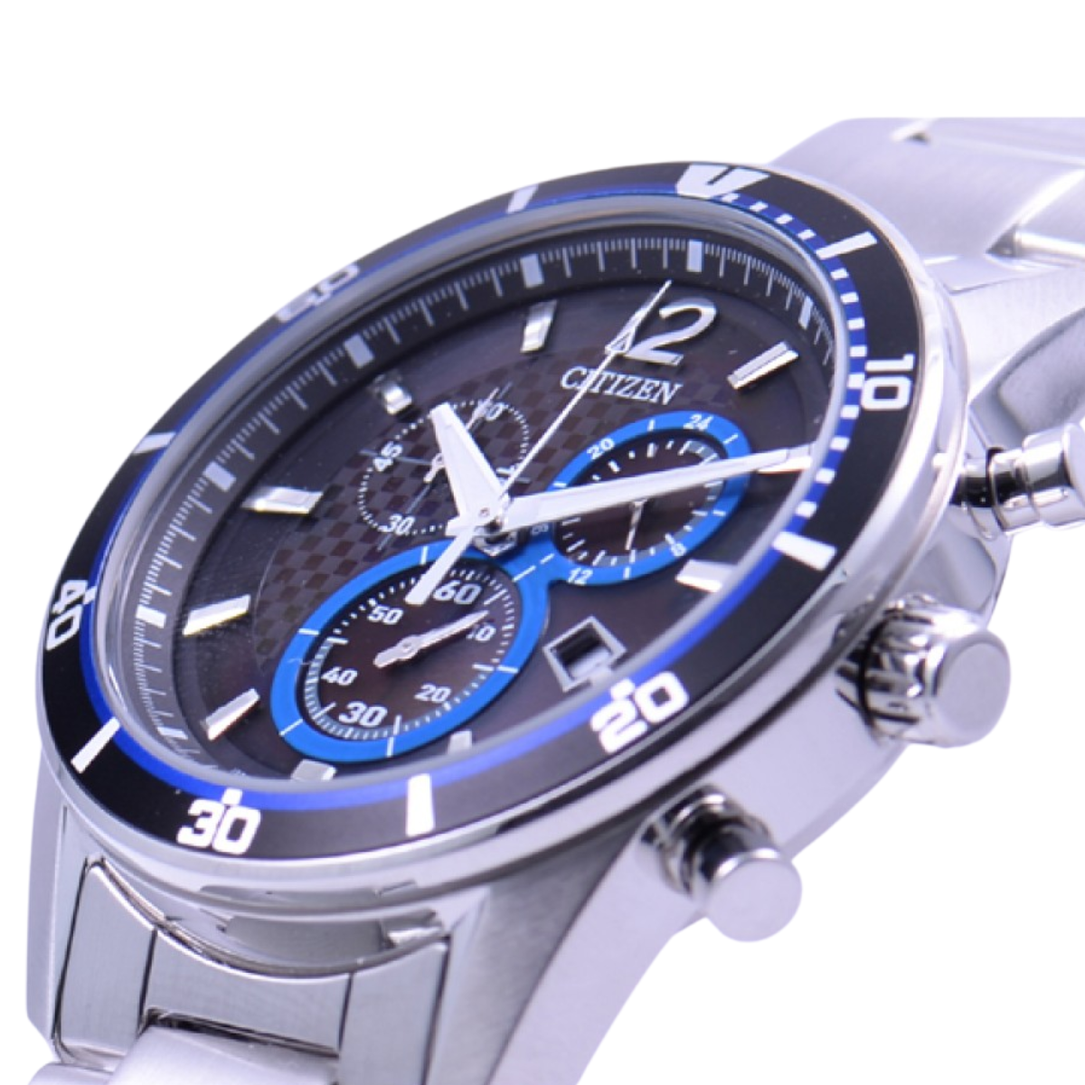Citizen VO10-6741F Collection Alterna Eco-Drive Chronograph Black Dial Mens Watch