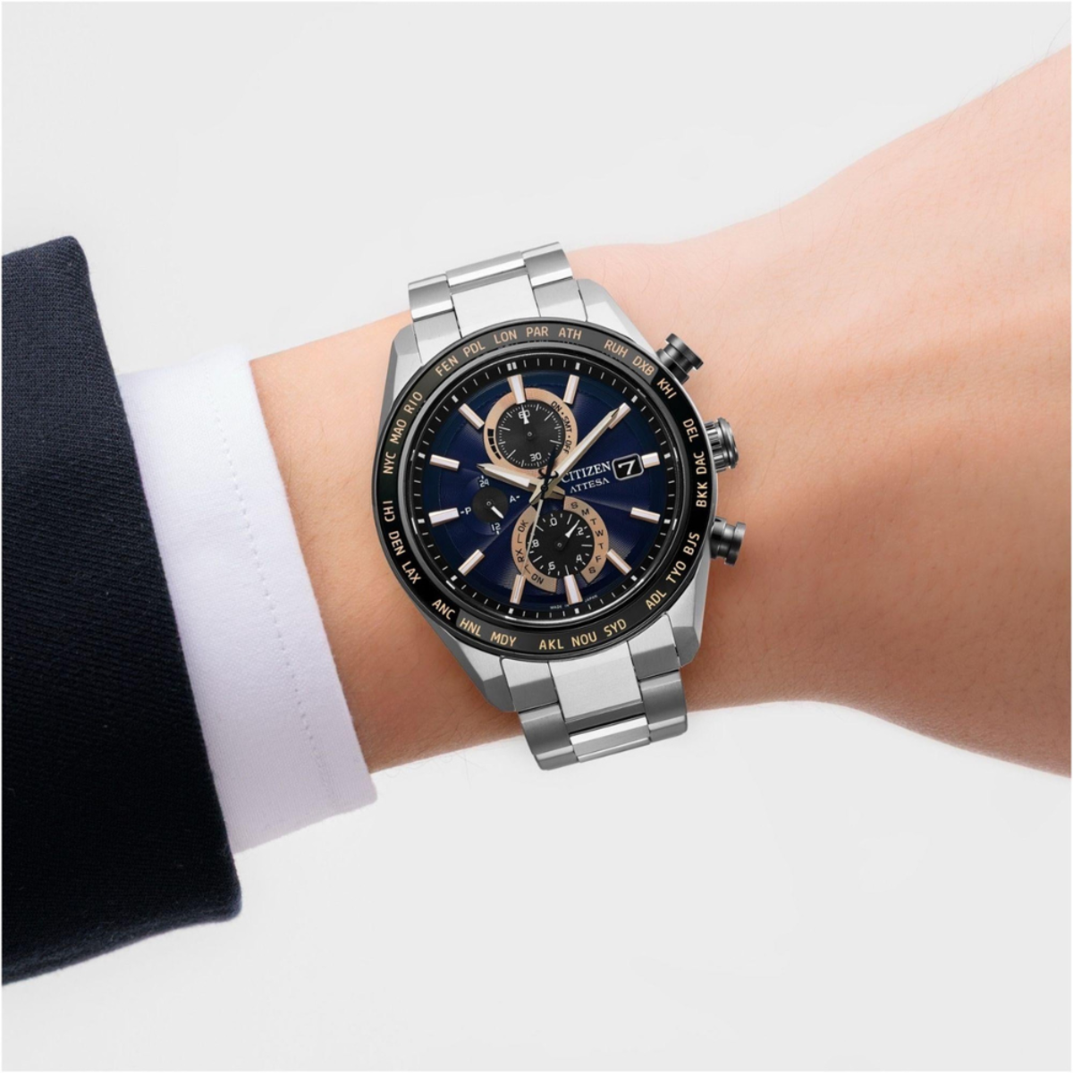 Citizen Attesa x Radio-Controlled Chronograph Watch AT8297-51L