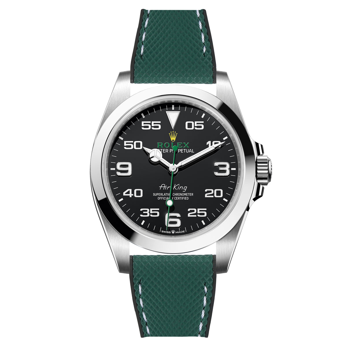 Air King Green Strap Rolex Air-King 116900 'Hercules Watch Co