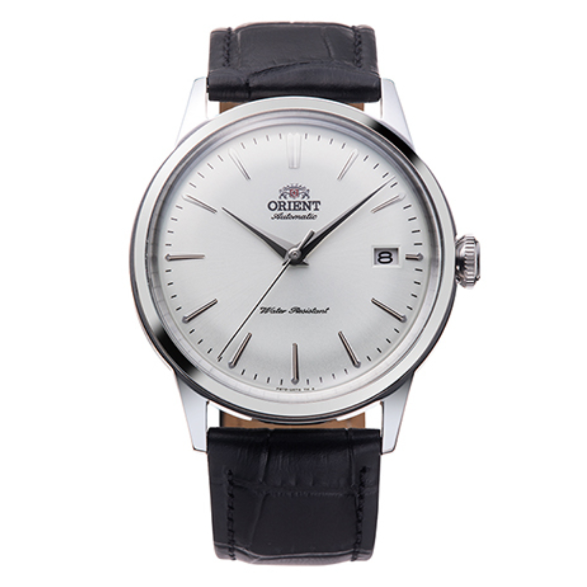 Orient Bambino Classic RA-AC0M03S RA-AC0M03S10B Black Leather White Dial Watch