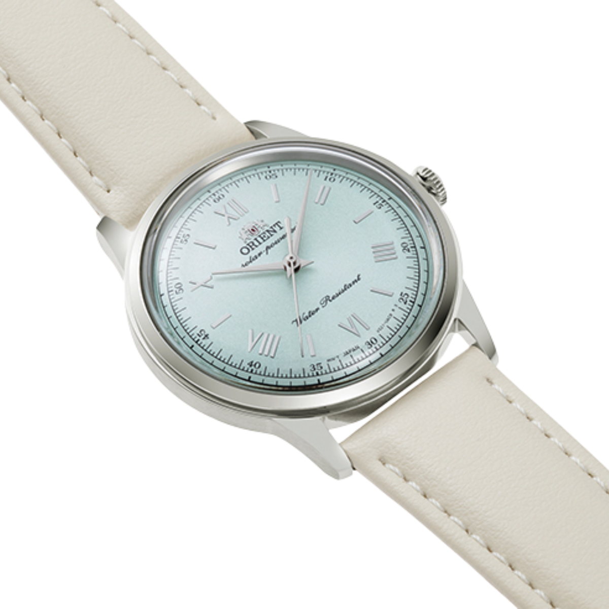 Orient Bambino RA-WK0002E 38MM Pale Green Dial Quartz Leather Classic Watch