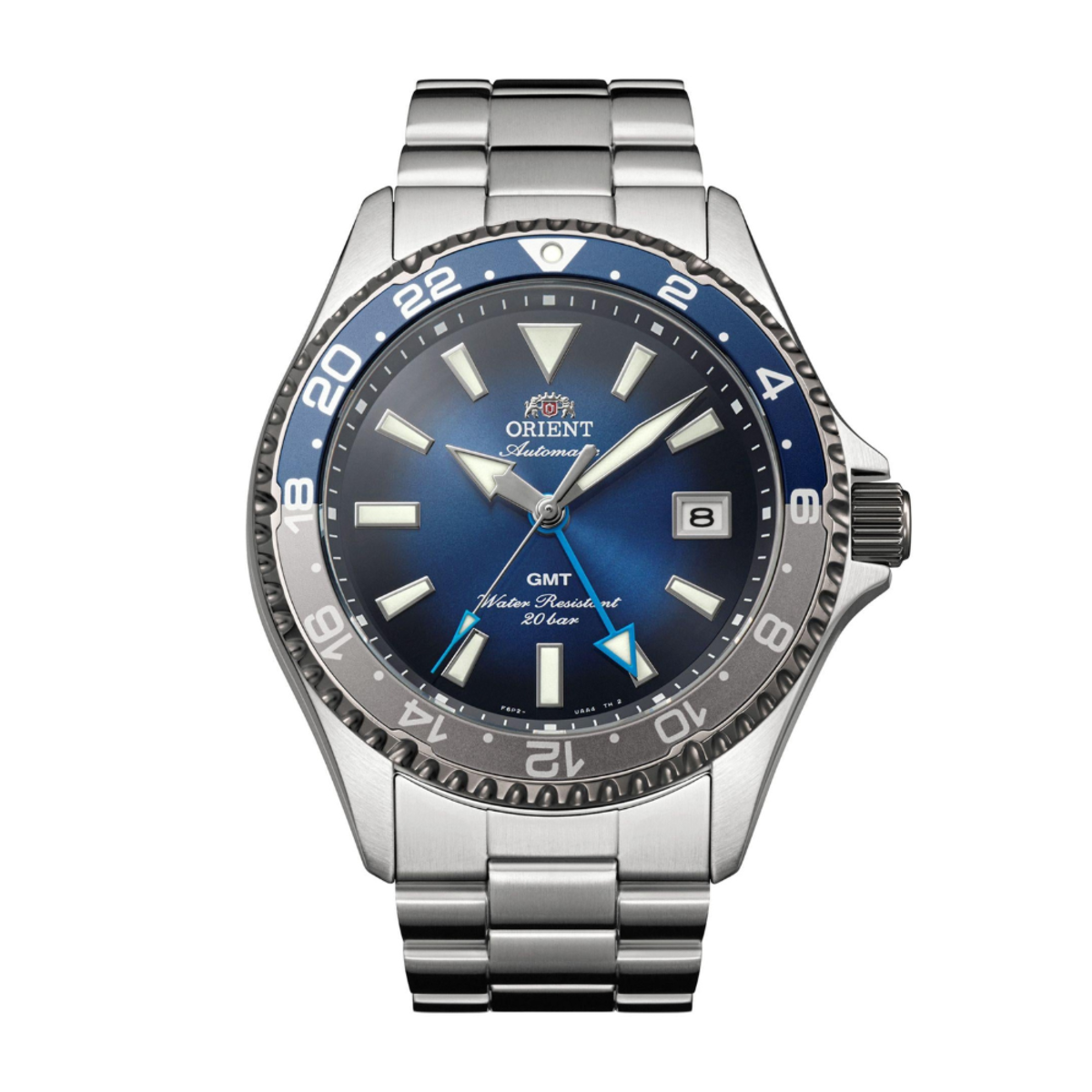 Orient Mako GMT Limited Edition Blue Dial Watch RA-BC0005L