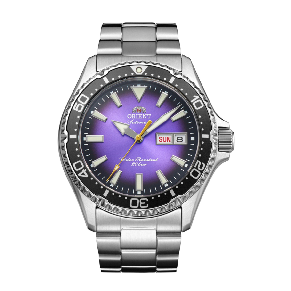 Orient Mako III Kamasu Purple Dial Automatic Diver Watch RA-AA0827V