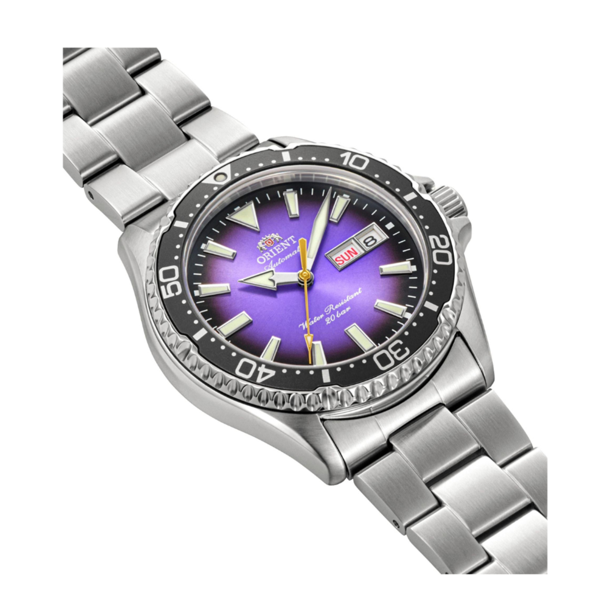 Orient Mako III Kamasu Purple Dial Automatic Diver Watch RA-AA0827V