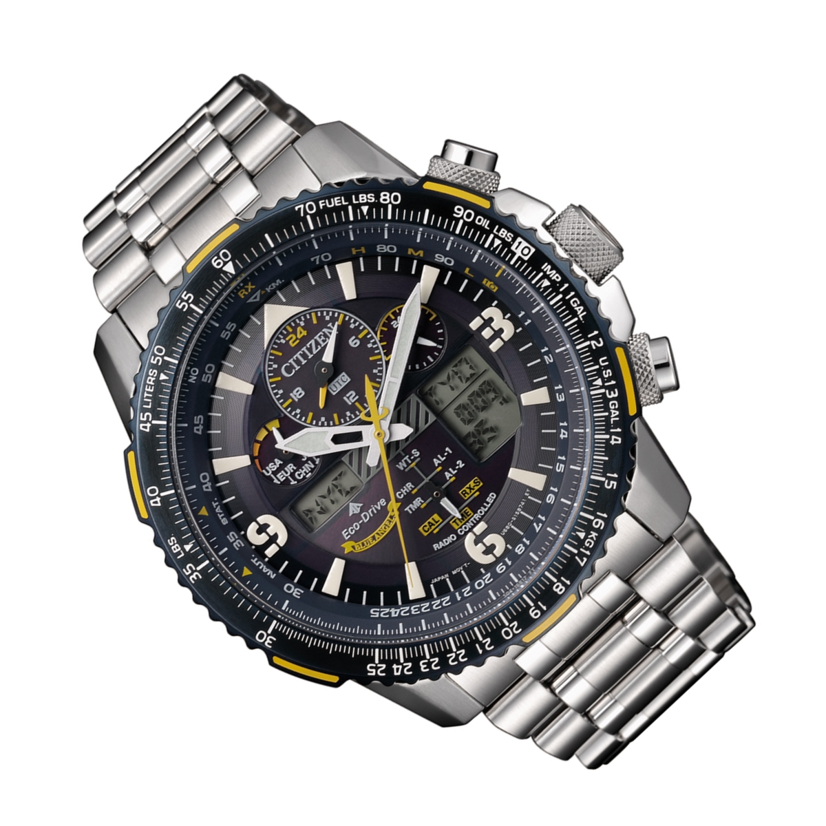 Citizen Promaster JY8078-52L JY8078 Skyhawk " Blue Angel" Eco-Drive Mens Watch