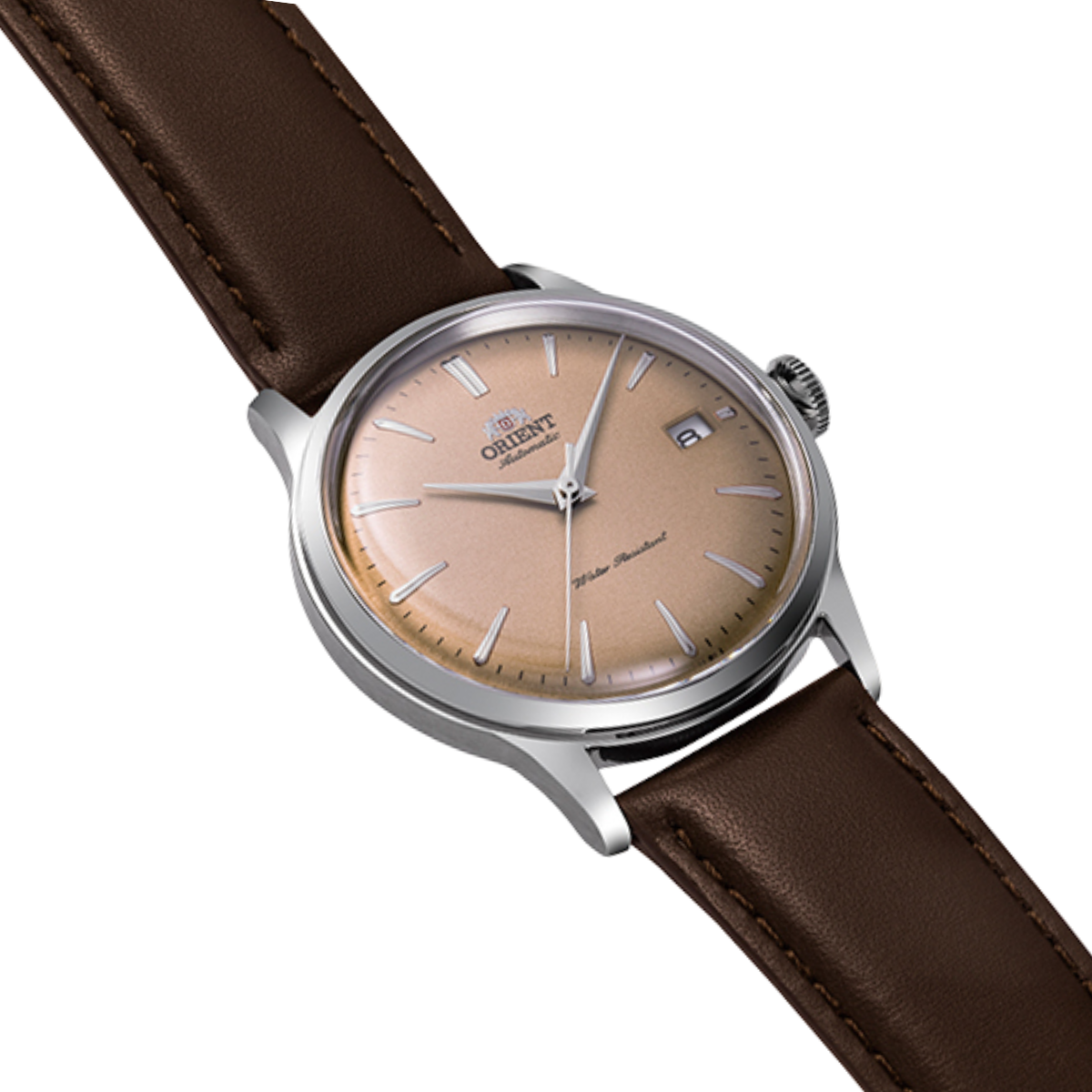 Orient RA-AC0M15Y Bambino Limited Edition Copper Dial Mechanical Leather Watch