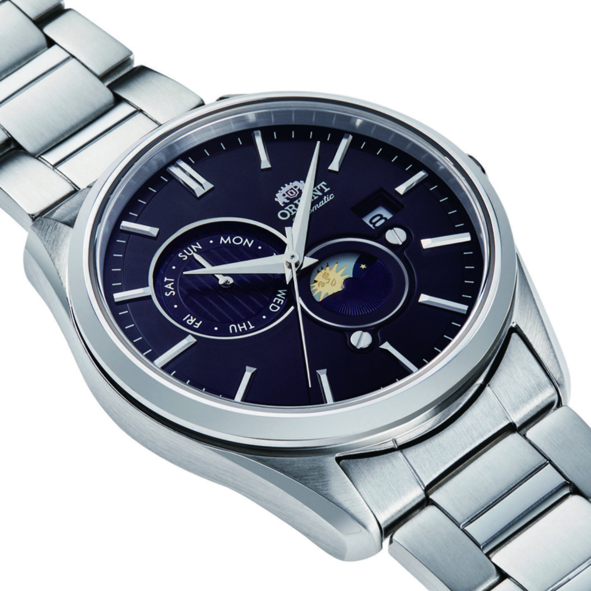 Orient RA-AK0307B Contemporary Sun & Moon Automatic Casual Mens Watch