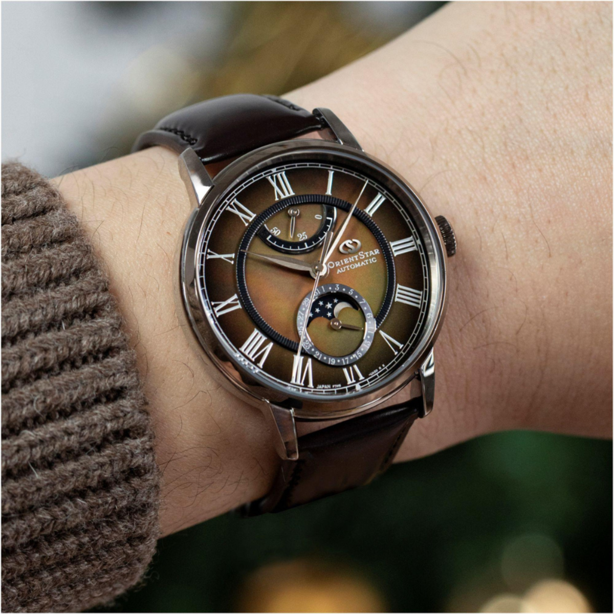 Orient Star Classic M45 F7 Moon Phase Limited Edition Watch RE-AY0121A