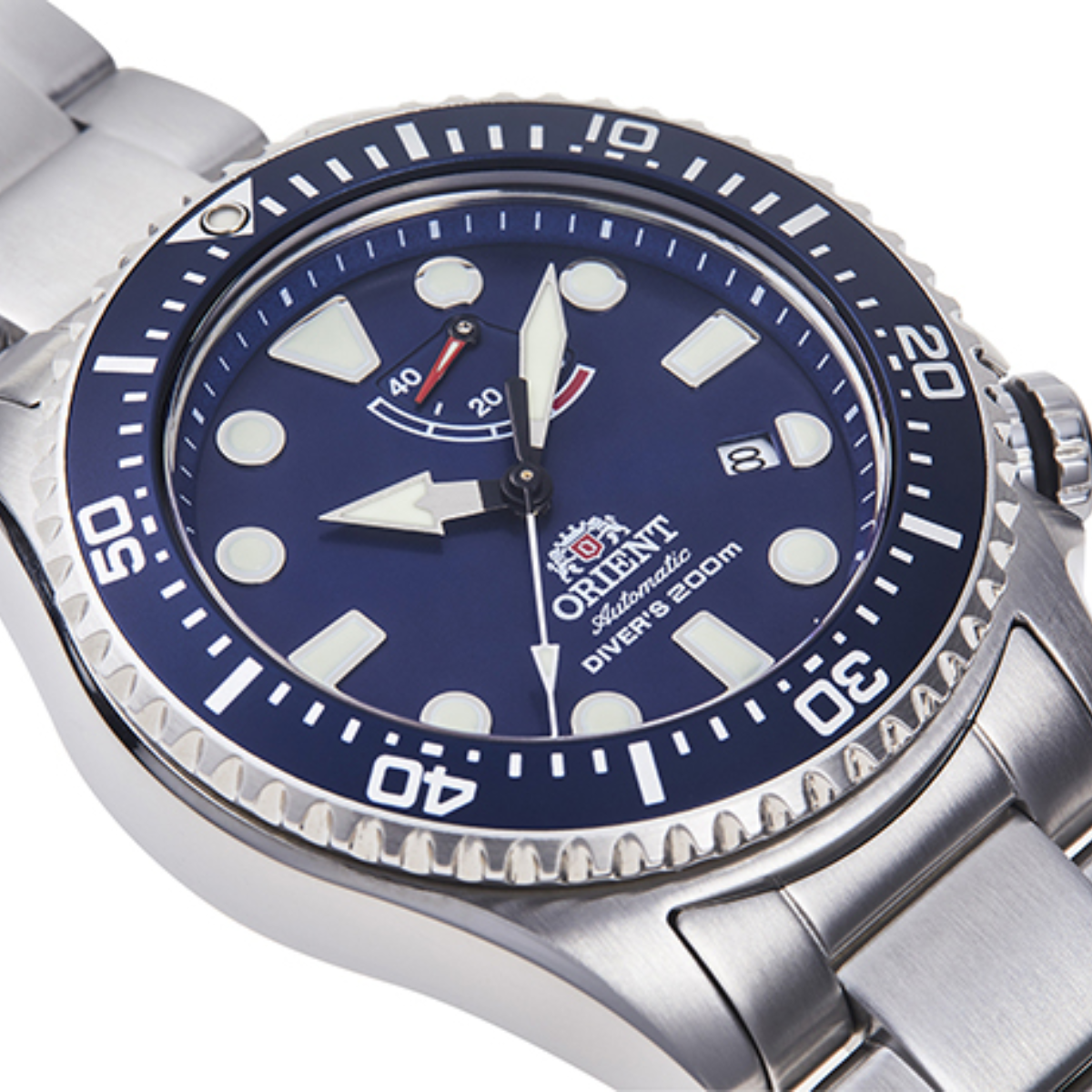 Orient Triton RA-EL0002L Automatic Blue Dial Sports Mens Diving Watch