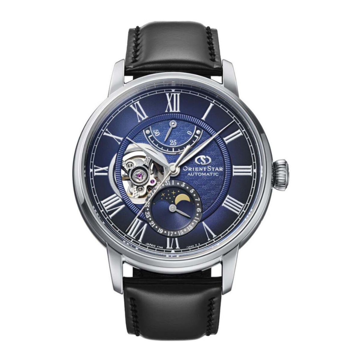 Orient Star | Classic M45 F7 Moon Phase Semi-Skeleton Watch RE-BT0006L