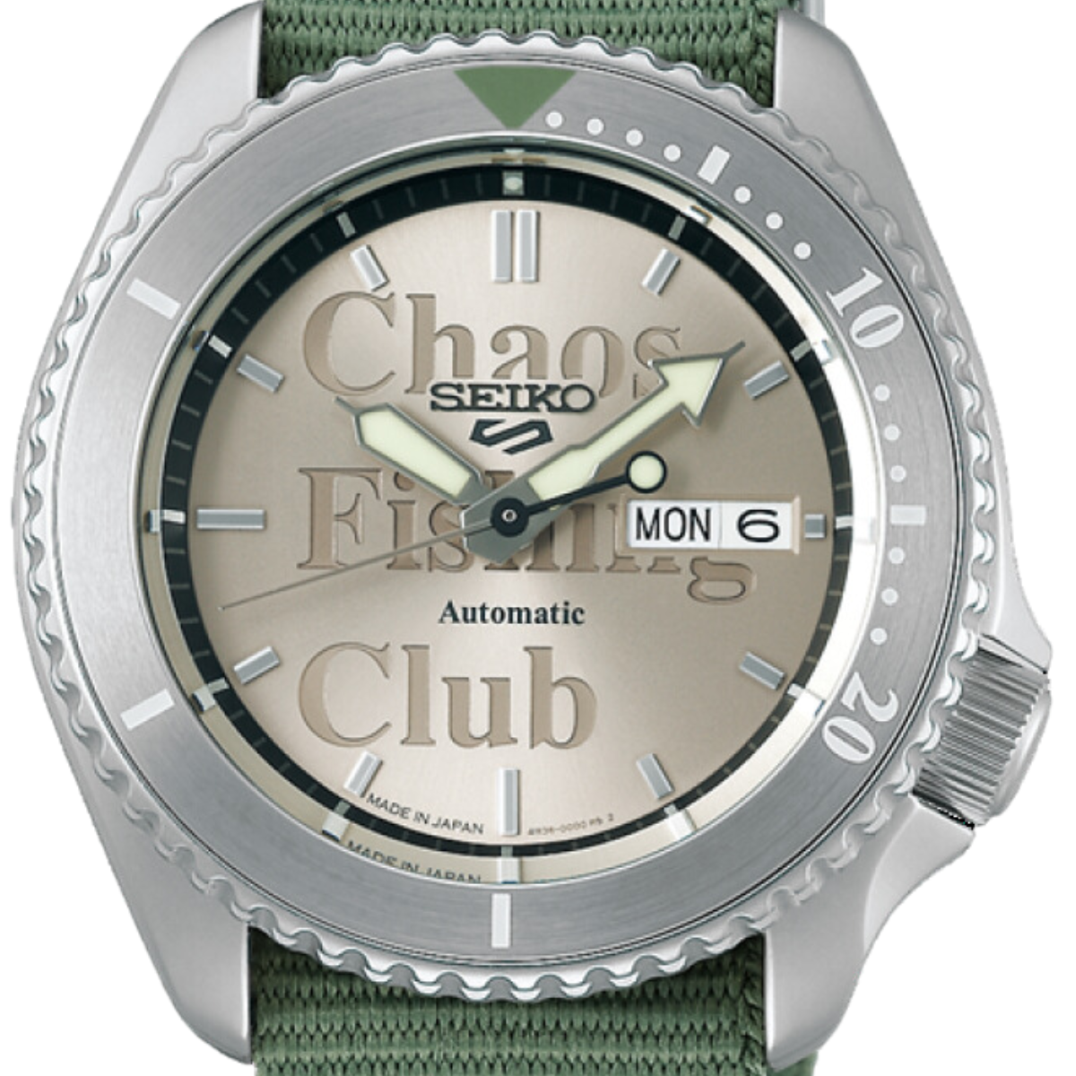 Seiko 5 Sports Automatic SBSA169 Chaos Fishing Club Limited Edition JDM Mens Watch