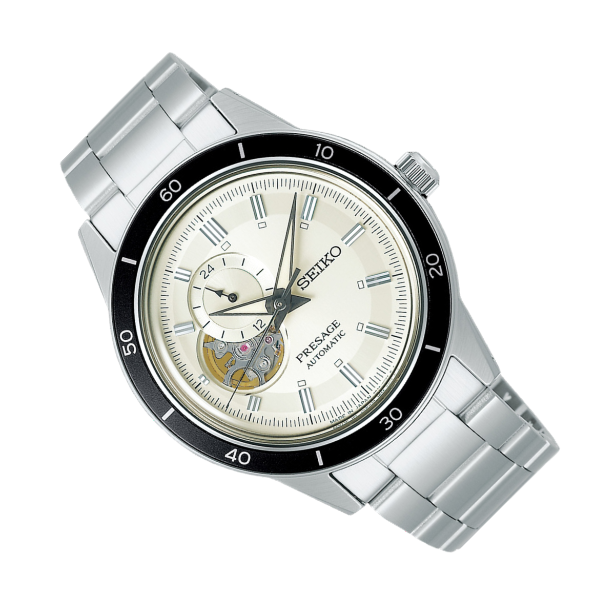 Seiko Presage SSA423J1 SSA423 SSA423J Style60's Automatic Open Heart Mens Watch