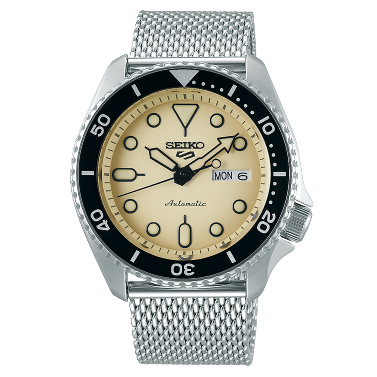 Seiko 5 Mesh Strap SRPD67K1 SRPD67 SRPD67K Automatic Sports Watch