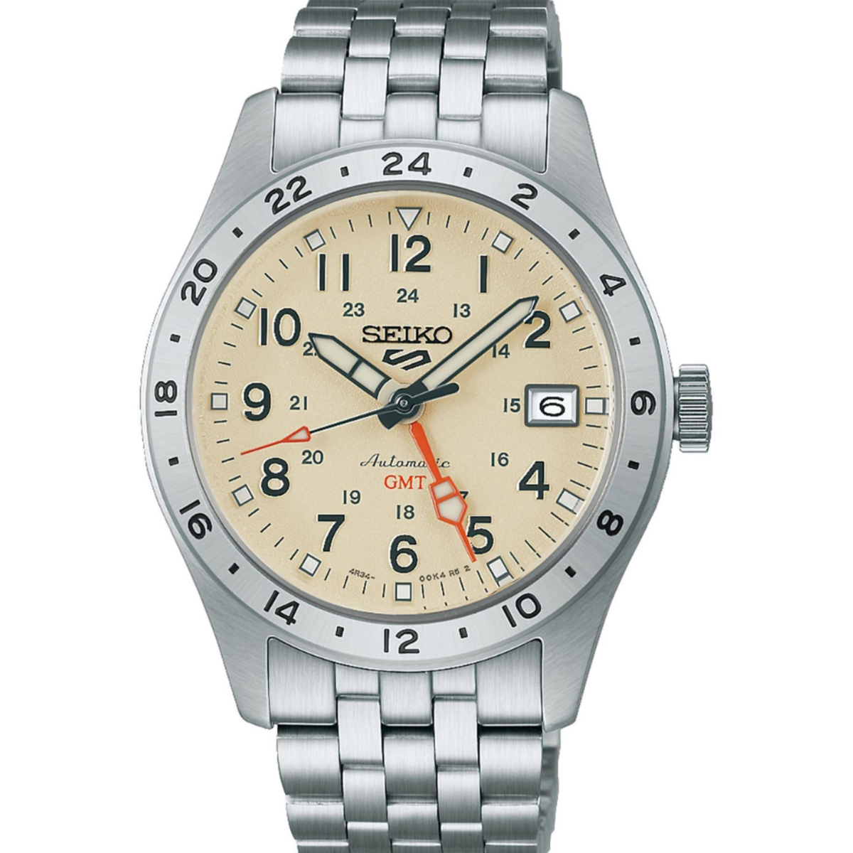Seiko 5 Sports Field GMT Desert Sand Watch HDB002K1