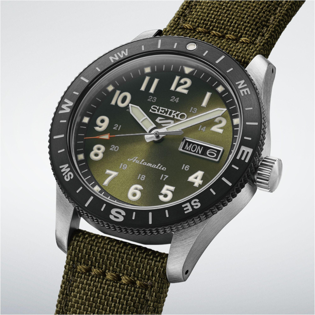Seiko 5 Sports Green Nylon HDB008K1 Automatic Men's Watch